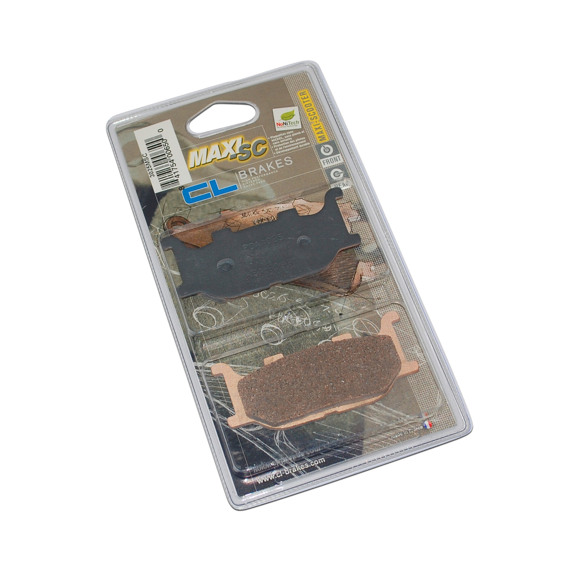 Plaquettes de frein Carbone Lorraine 3025MSC