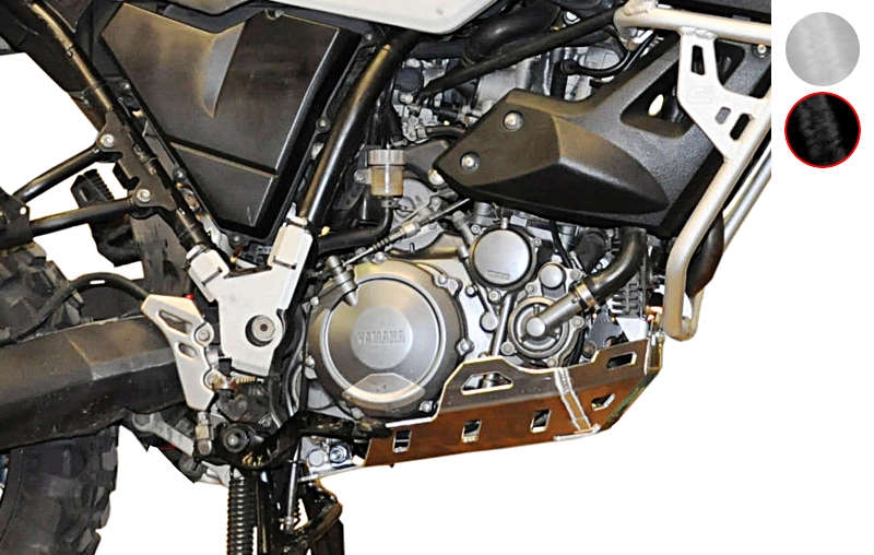 Sabot moteur Bihr aluminium noir pour Yamaha XT 660 Z Ténéré 08-12