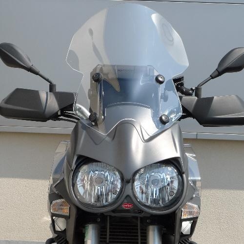 Pare-brise Bullster haute protection 56 cm incolore Moto Guzzi 1200 St