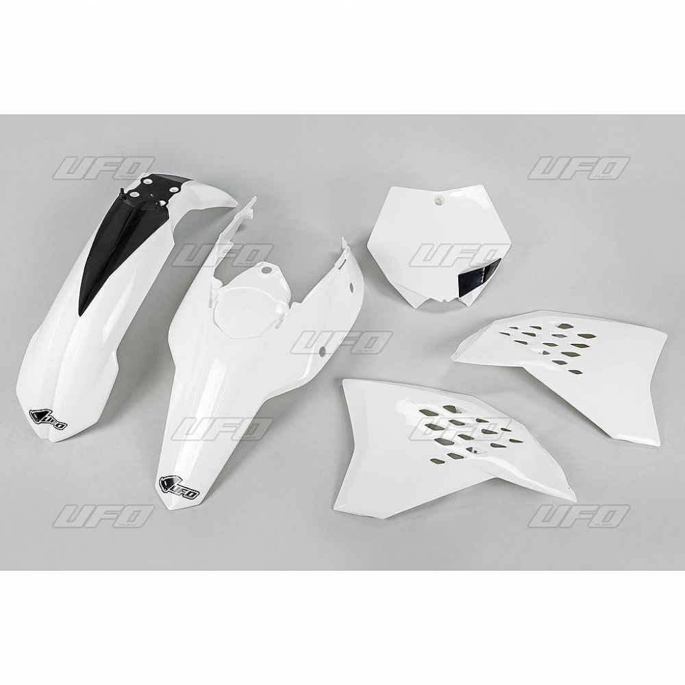 Kit plastique UFO KTM 125 SX 07-08 blanc