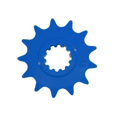 Pignon 13 dents pas 420 Minarelli AM6 bleu