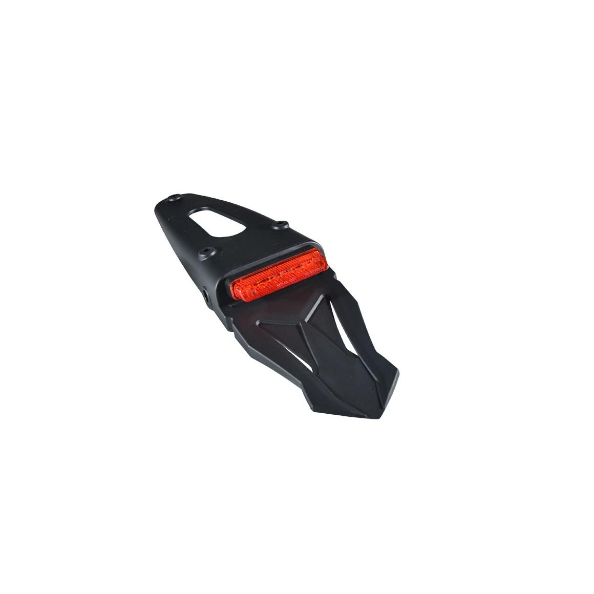 Bavette avec feu arrière rouge intégré 6 LED