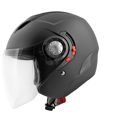 Casque jet TNT Aero double écran noir mat - XS