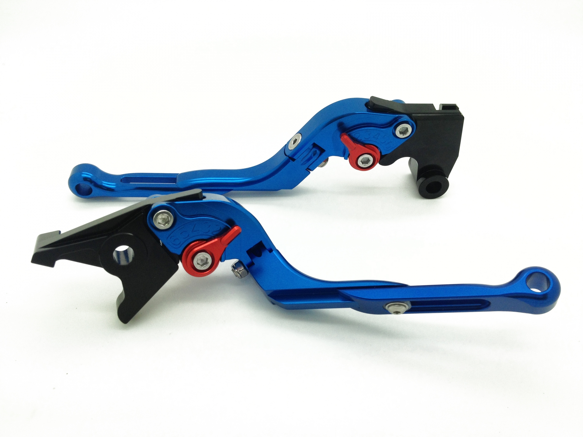 Leviers frein et embrayage anodisés repliables Honda VFR 1200 - Noir