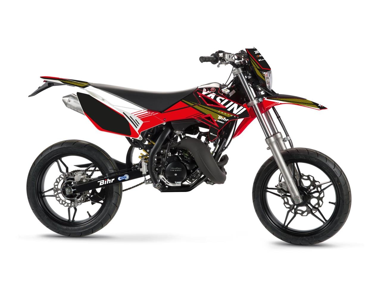Kit déco Kutvek Yasuni Factory Beta RR 50 Enduro Factory 14-15 rouge/n