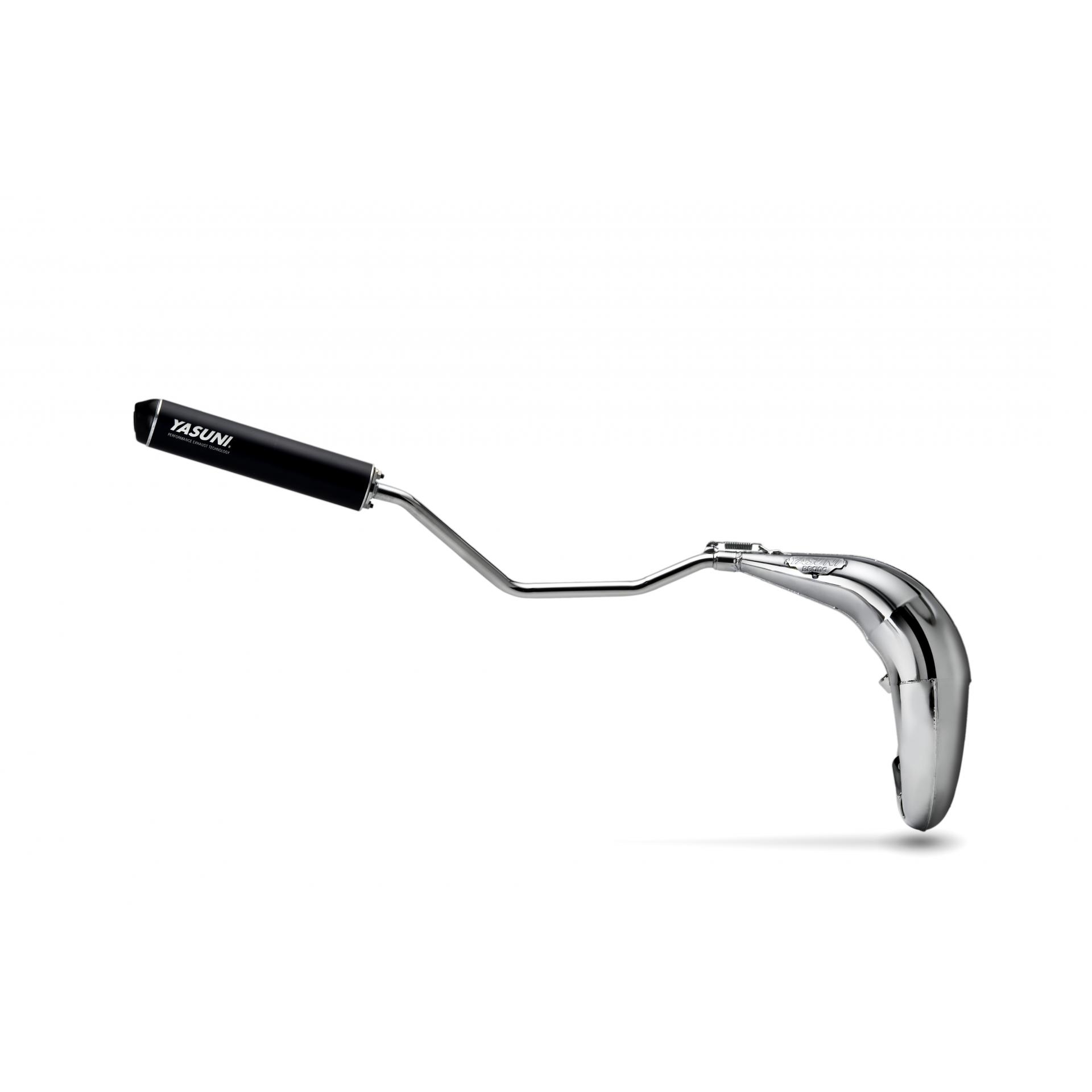 Pot d'échappement Yasuni Cross ML noir chrome droit SE-R/SM-R