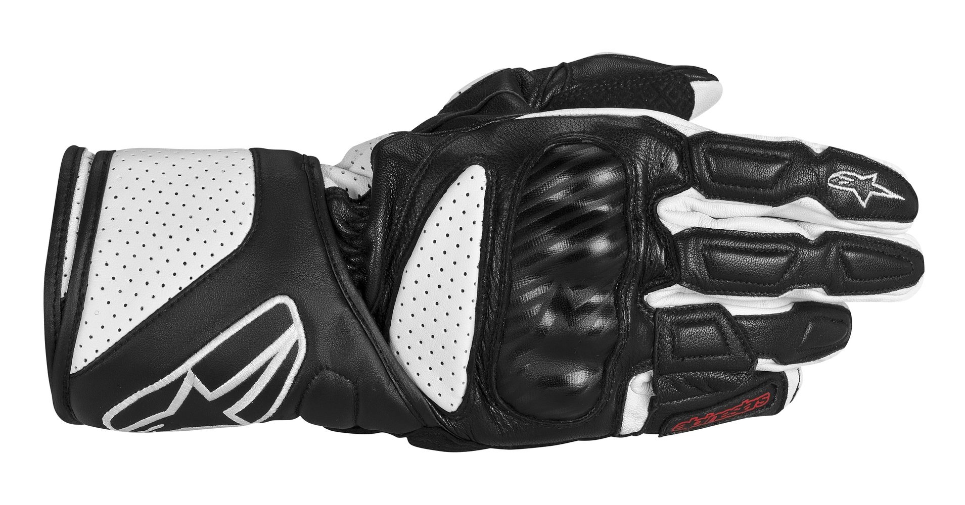 Gants Alpinestars SP-8 noir/blanc - 3XL