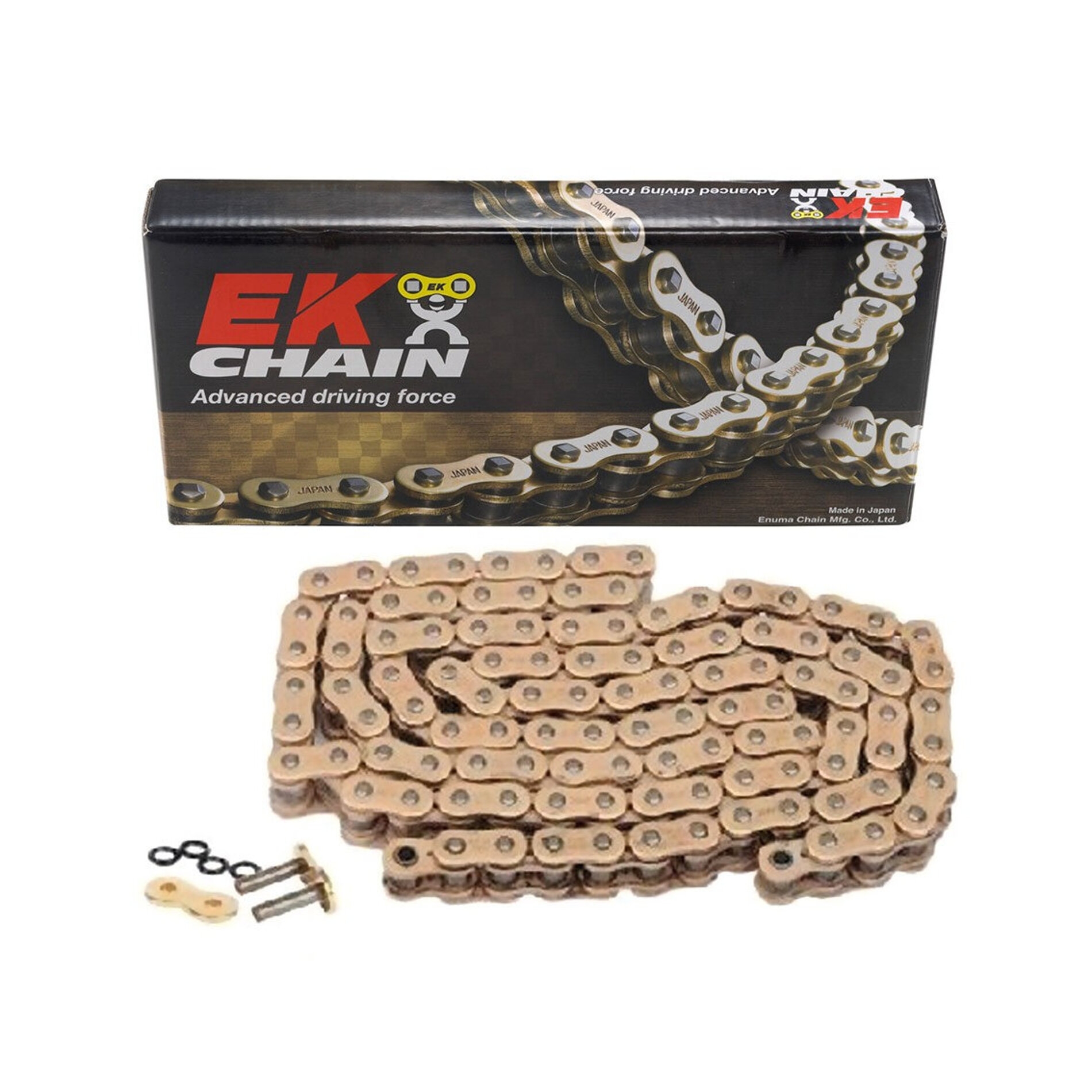 Chaîne EK 520 X-Ring 120 maillons or
