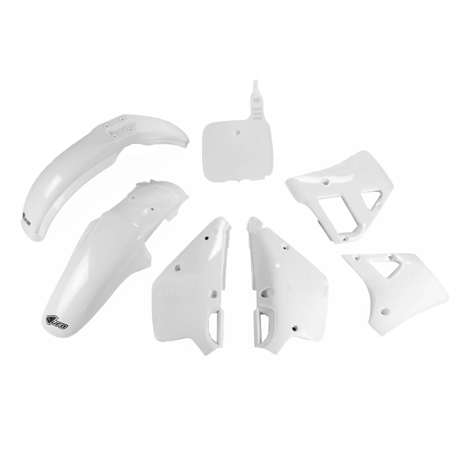 Kit plastique UFO Yamaha 125 YZ 91 blanc (couleur origine)
