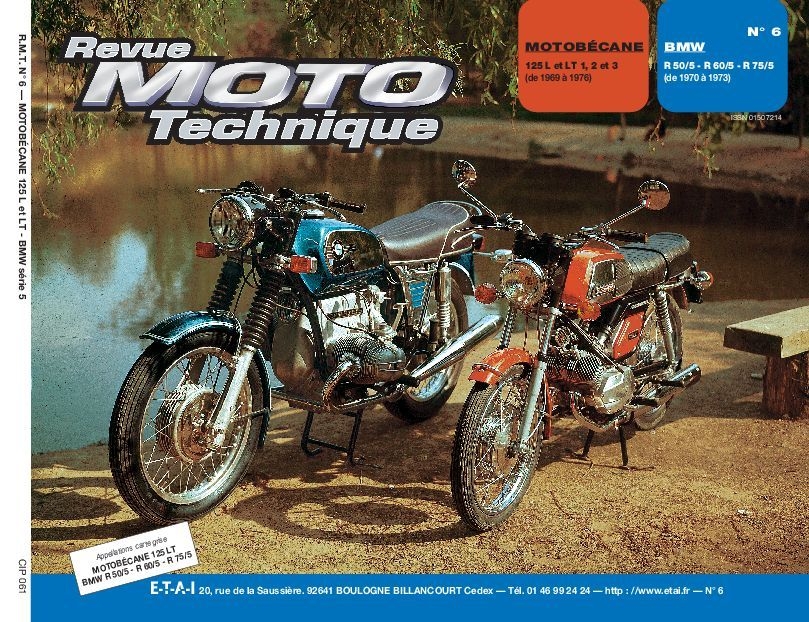 Revue Moto Technique 06 Motobécane 125 / BMW R 50/5-R 60/5-R 75/5