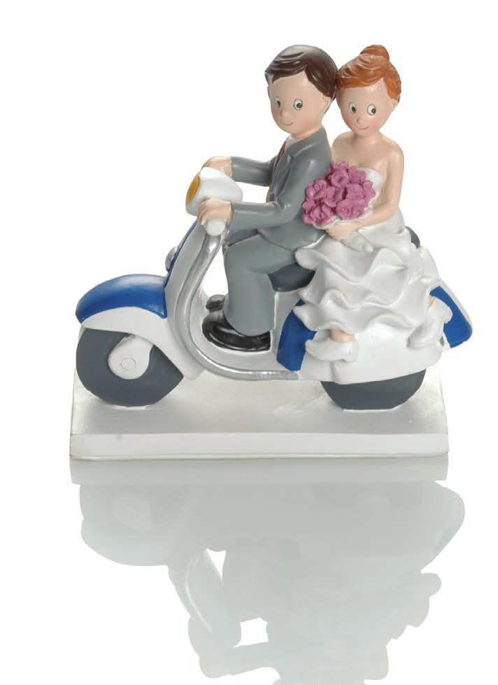 Figurine mariage Booster Scooter 15cm