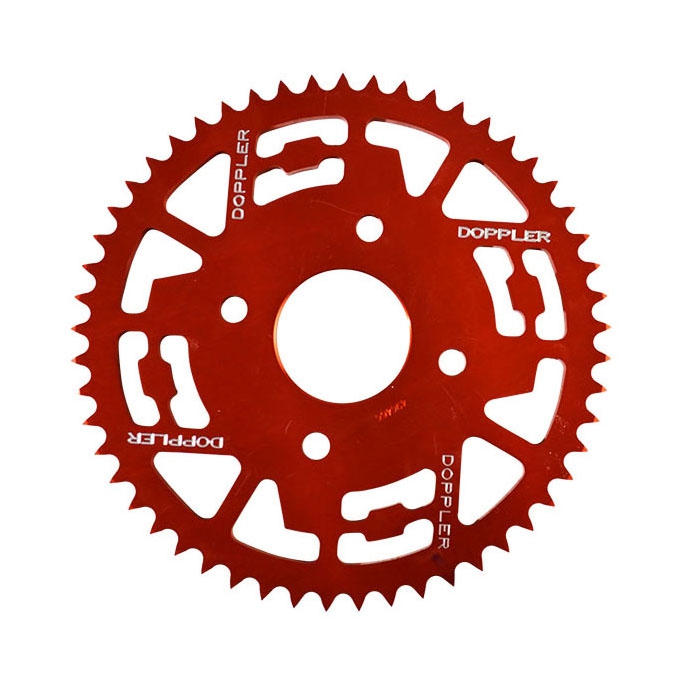 Couronne Doppler 53 dents Yamaha TZR 03- rouge