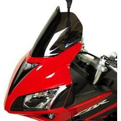 Bulle Bullster double courbure 31 cm fumée noire Honda CBR 125 R 07-12