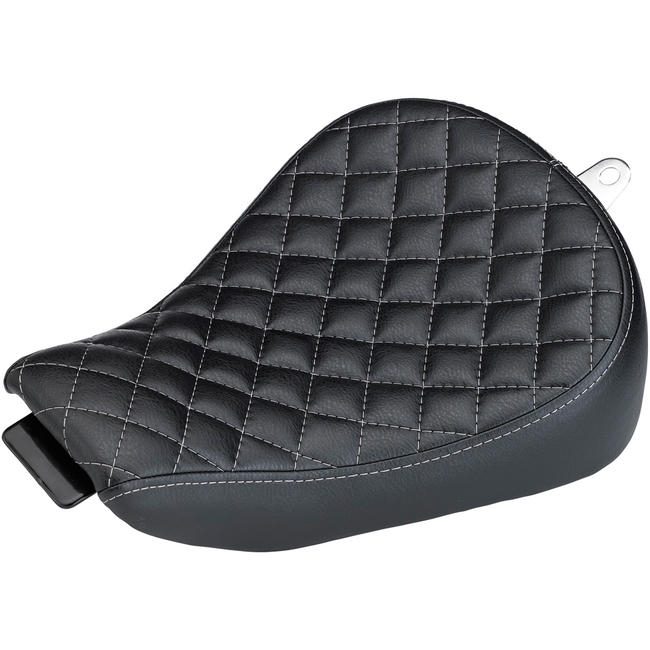 Selle Biltwell Sporty-8 Harley Davidson Sportster 10-18 noire coutures