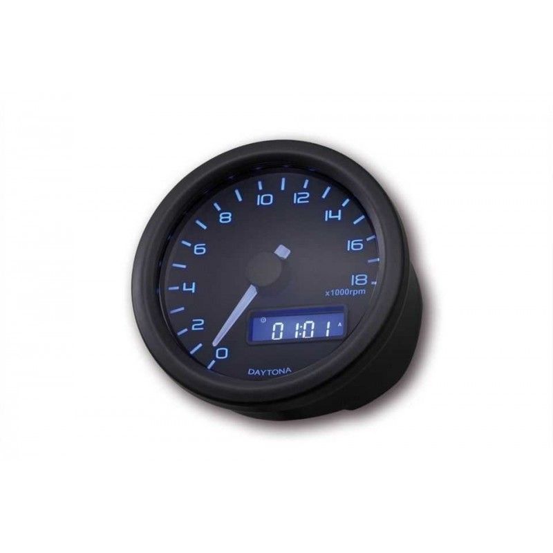 Compte-tours Daytona Velona 18000 trs/mn noir