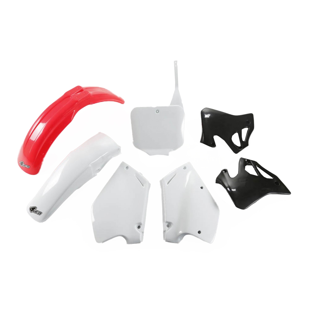 Kit plastique UFO Honda CR 250R 95-96 rouge/blanc/noir (couleur origin