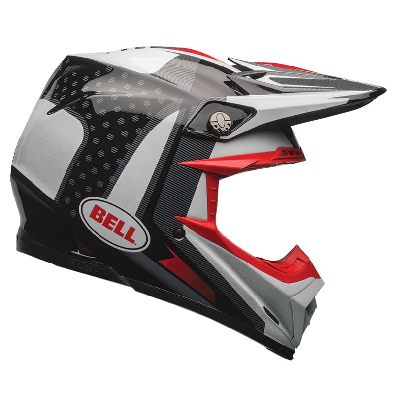 Casque cross Bell Carbon Flex Moto 9 Vice noir/blanc - L