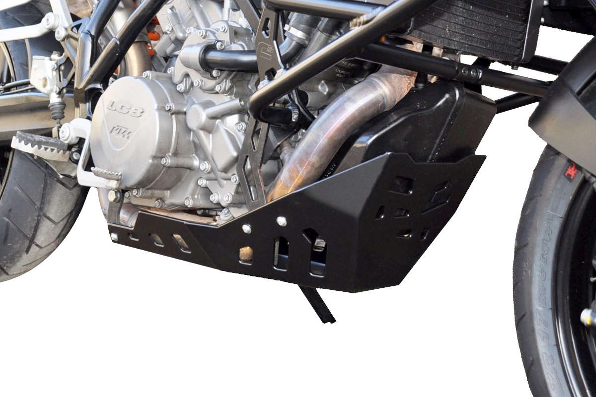 Sabot moteur Bihr aluminium noir pour KTM 990 SMT 11-14