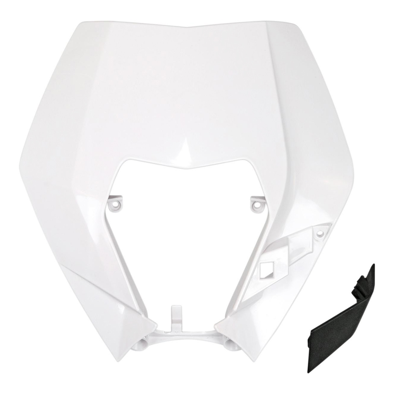 Plastique plaque phare UFO KTM 250 EXC-F 09-13 blanc (blanc KTM)