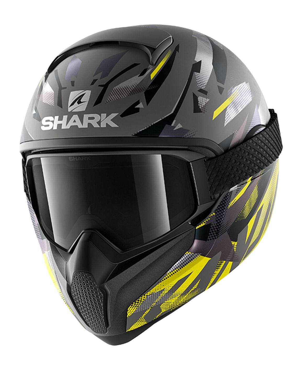 Casque intégral Shark Vancore 2 Kanhji Mat anthracite/jaune/noir - S
