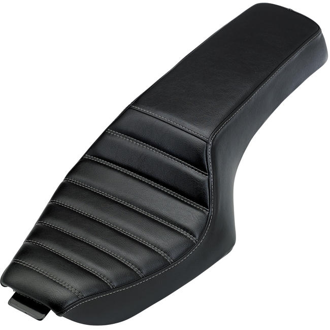Selle Biltwell Mongoose Harley Davidson Sportster 10-18 noire coutures