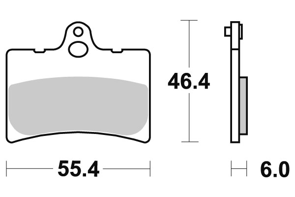 Plaquettes de frein SBS céramique 126HF