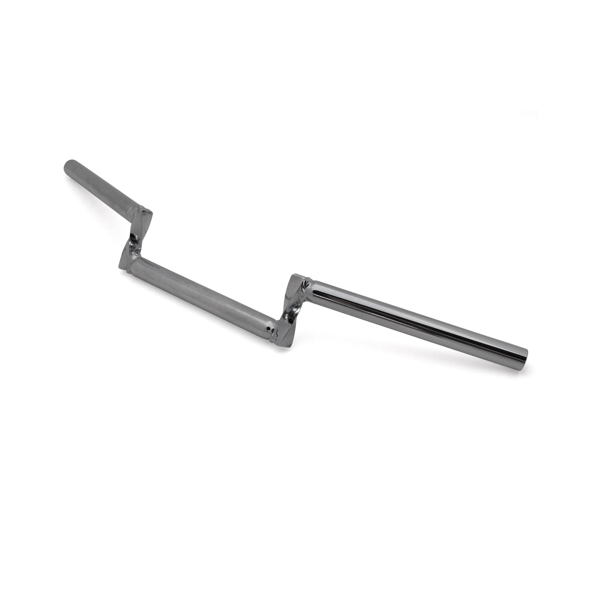 Guidon Z Barre Torsade Chrome hauteur 5cm