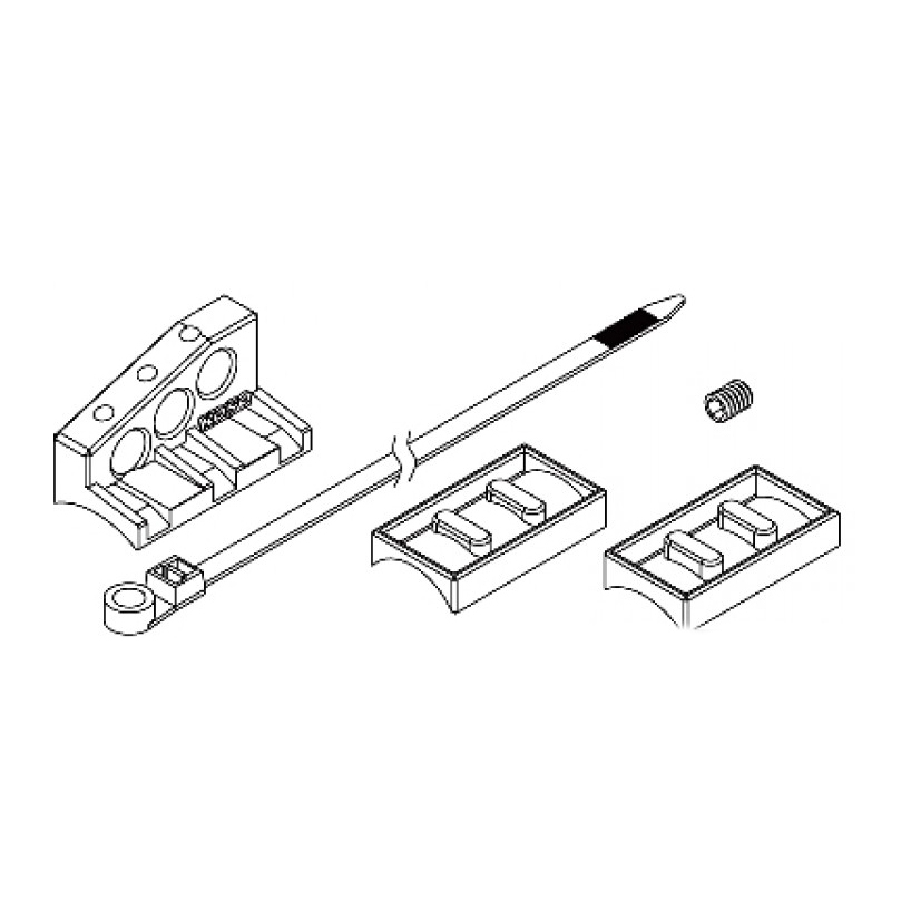 Fixation de capteur de vitesse M10 Koso type L