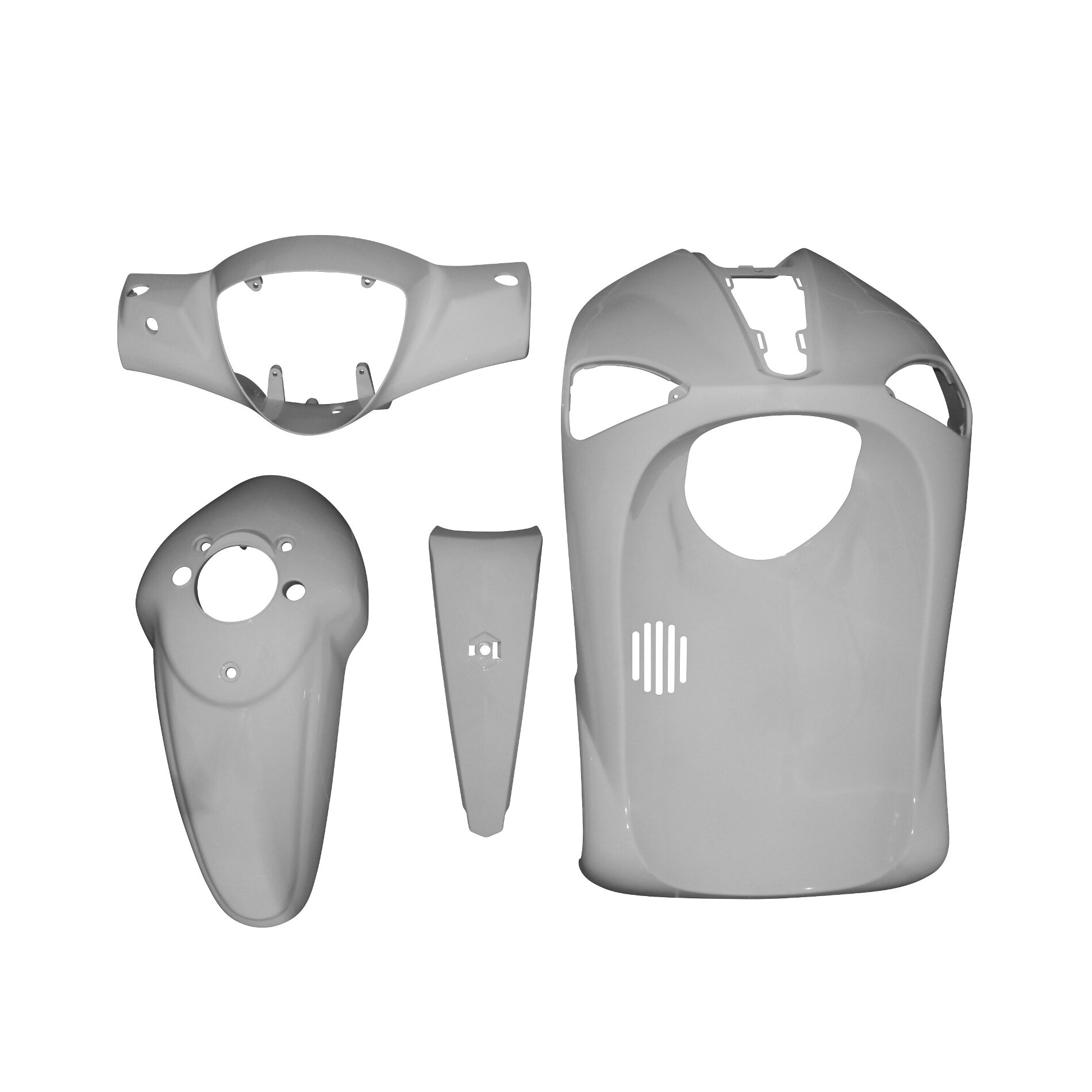 Kit carrosserie 4 pièces blanc brillant adaptable Liberty