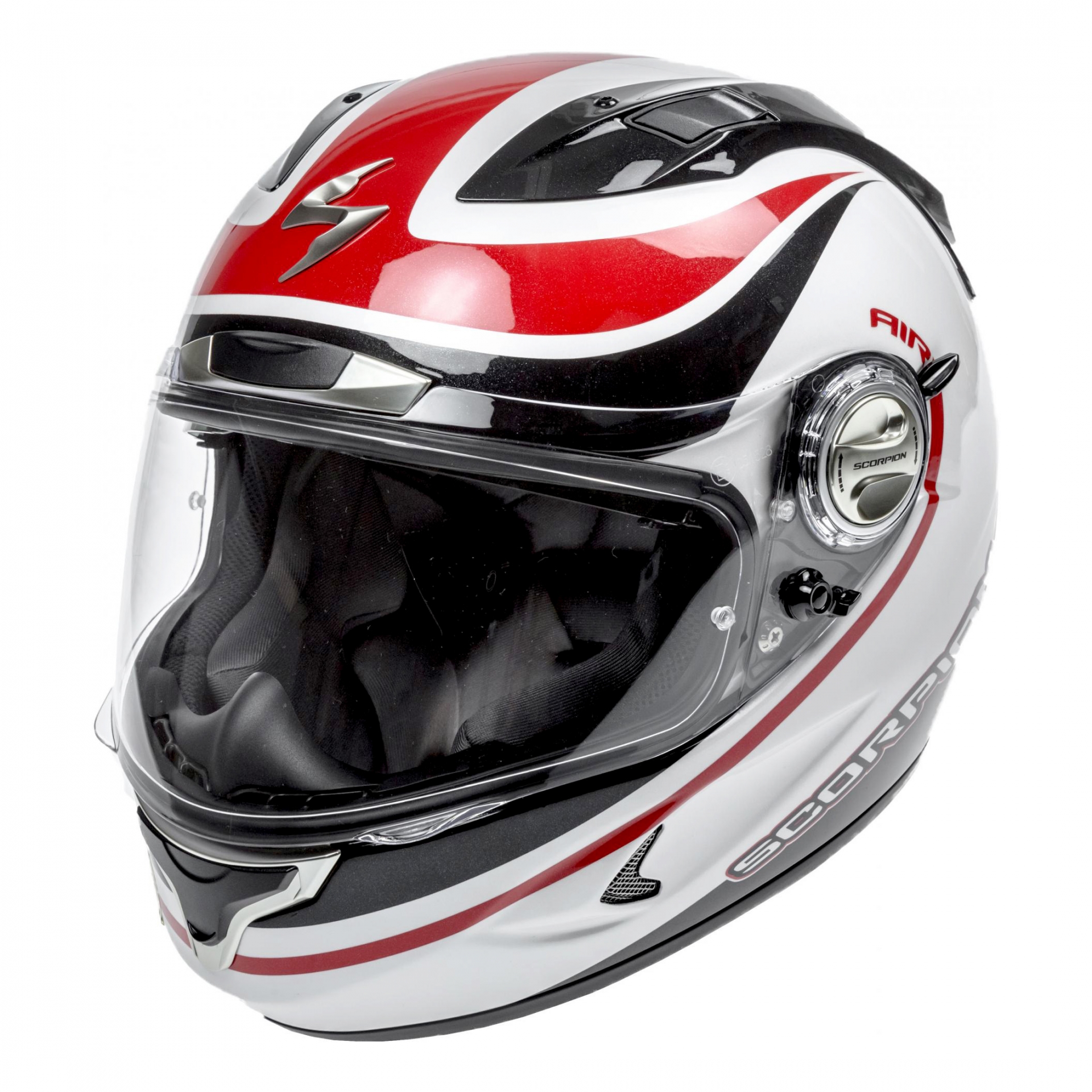 Casque intégral Scorpion EXO-1000 AIR Patriot Noir Blanc Rouge - XL