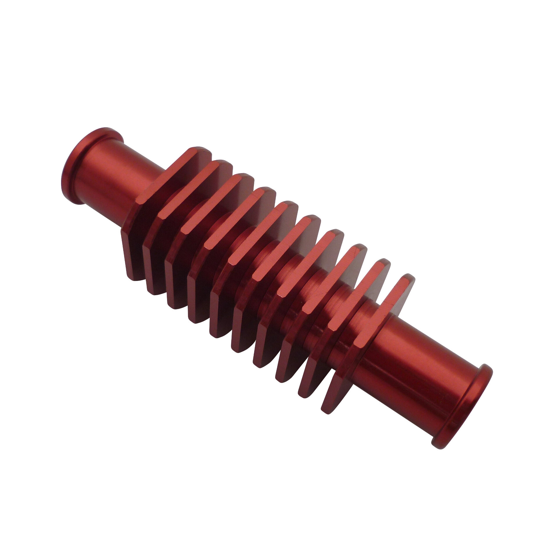 Radiateur de durite alu cnc rouge