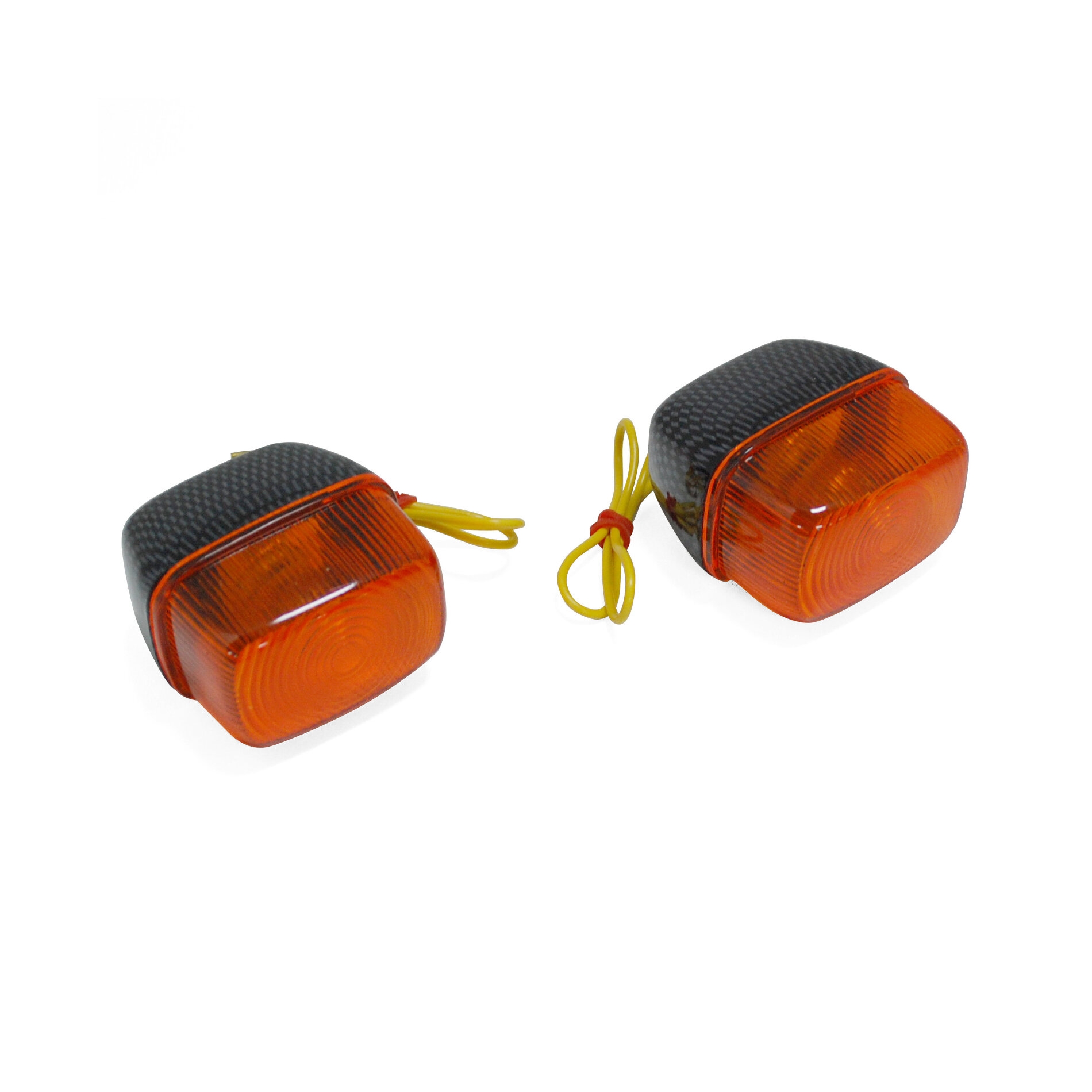 Clignotants 1Tek Avant Orange/Carbone MBK 50 Booster spirit/Yamaha 50