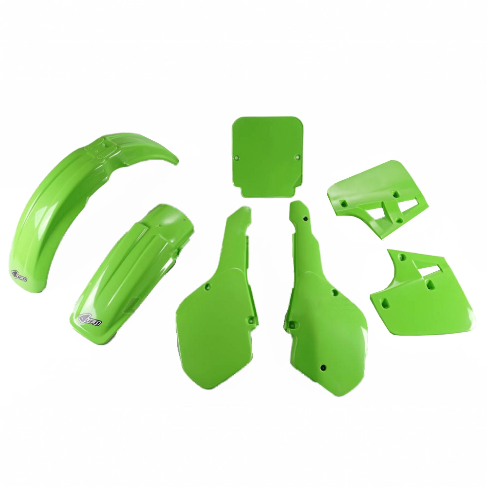 Kit plastique UFO Kawasaki 250/500 KX 1987 vert