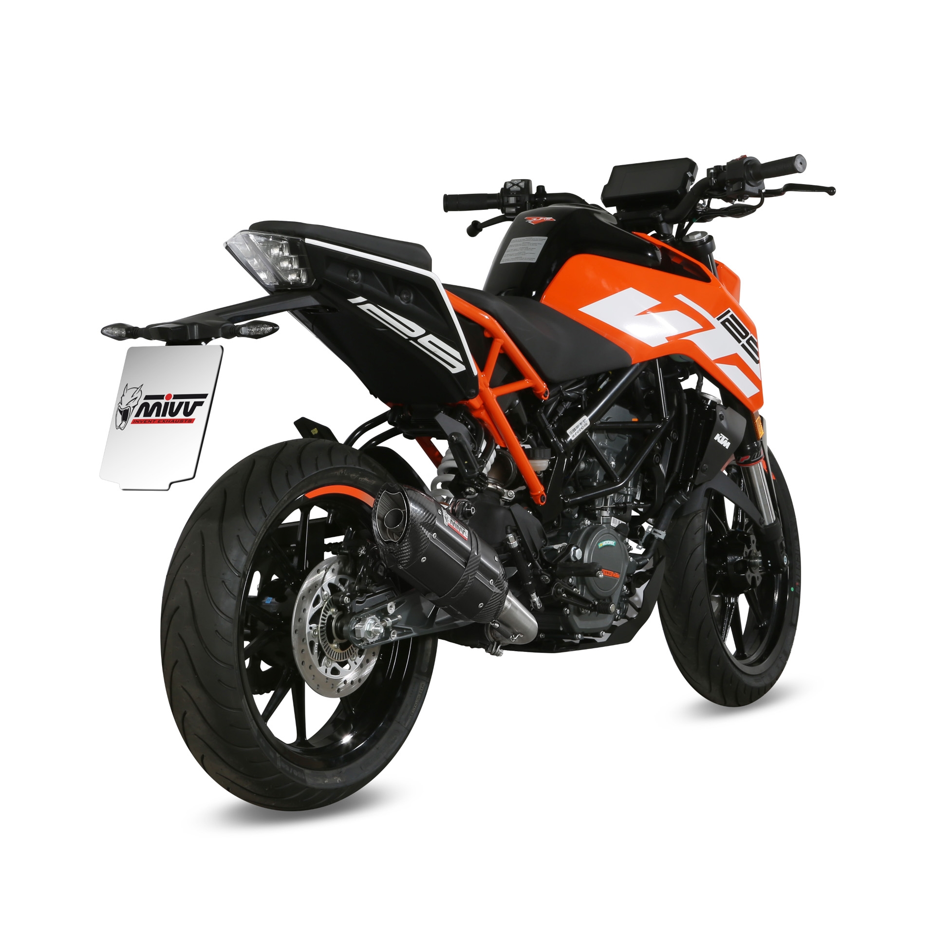 Silencieux MIVV Suono inox noir KTM 125 Duke 17-18