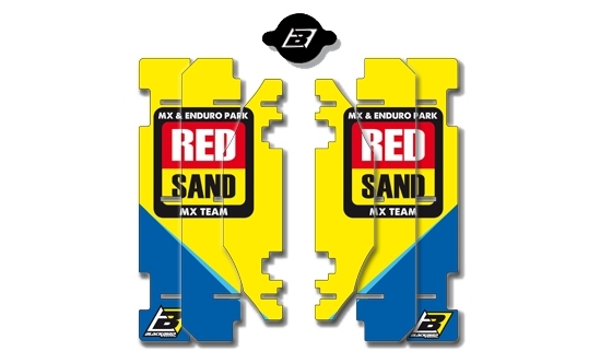 Kit déco de radiateur Blackbird Rockstar MXGP réplica 2017 Suzuki 250