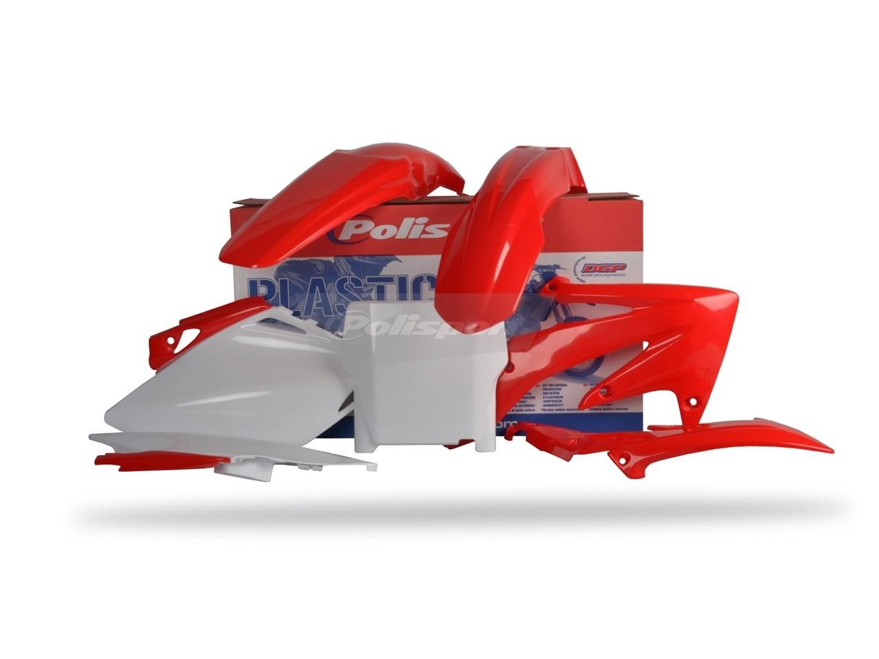 Kit plastique Polisport Honda CRF 450R 2007(rouge/blanc origine)