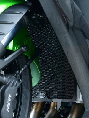 Protection de radiateur noire R&G Racing Kawasaki ZZR 1400 06-18