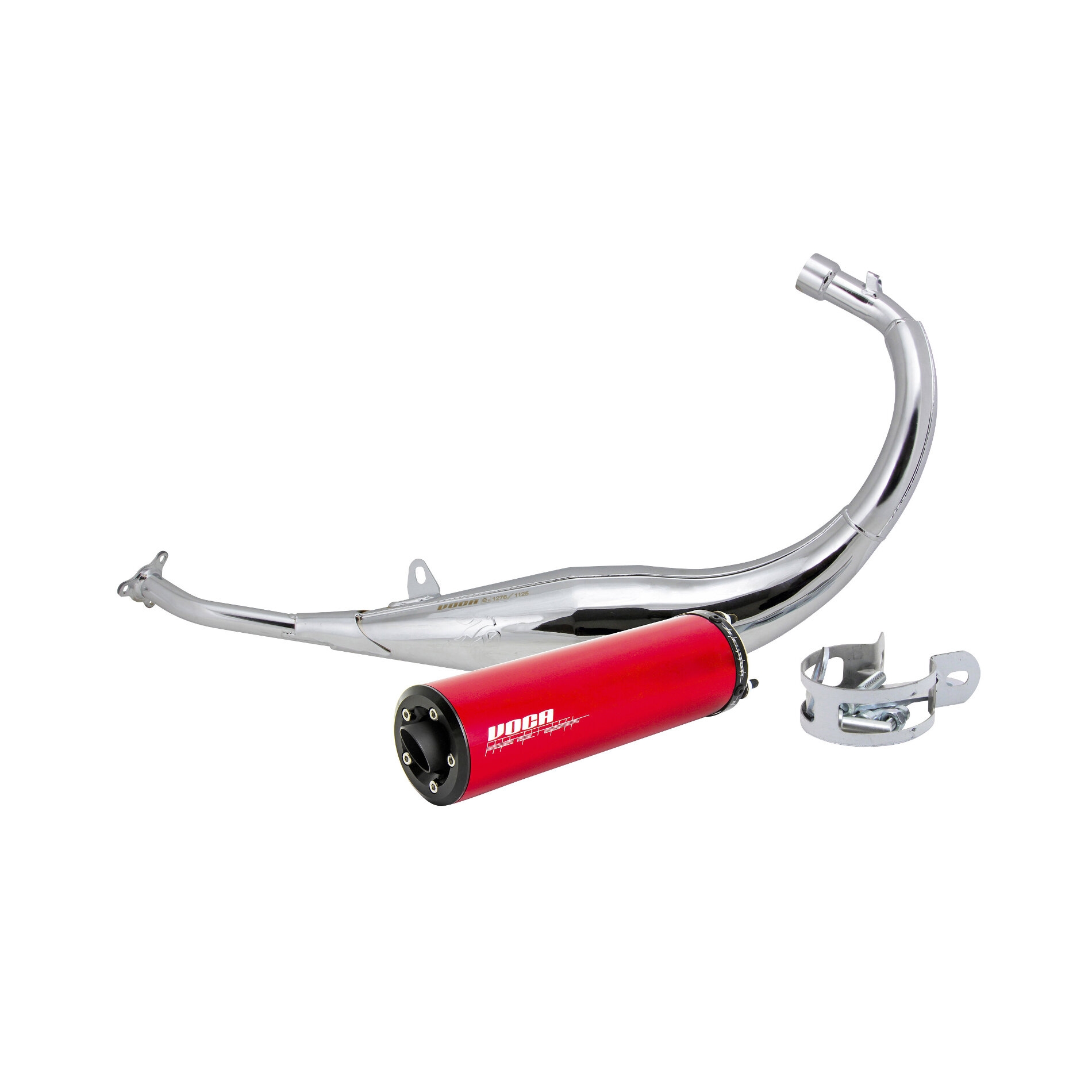 Pot Voca Racing Chromed Rouge 50cc Derbi Euro 2 Euro 3