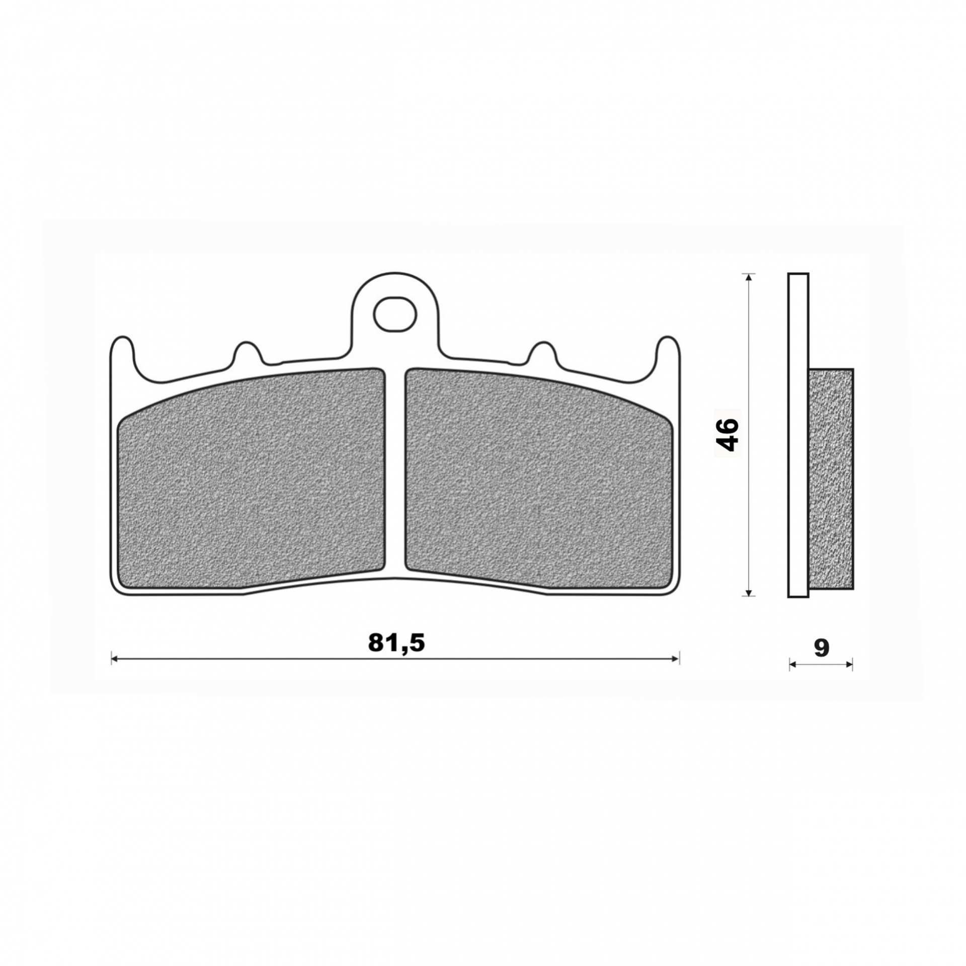 Plaquettes de frein Newfren BMW R850R / R1100S / R1150R