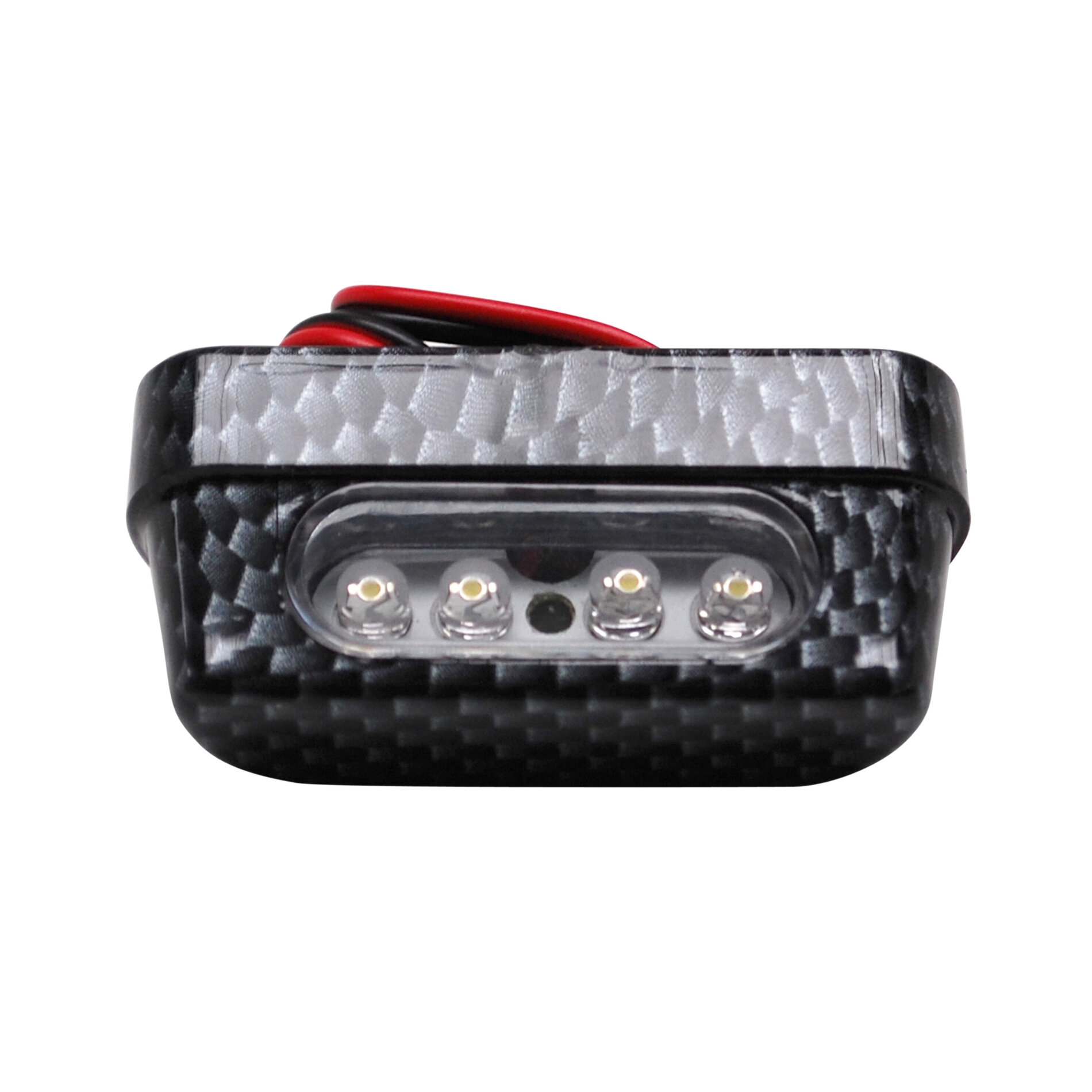 Feu éclairage de plaque homologue TNT à leds carbone
