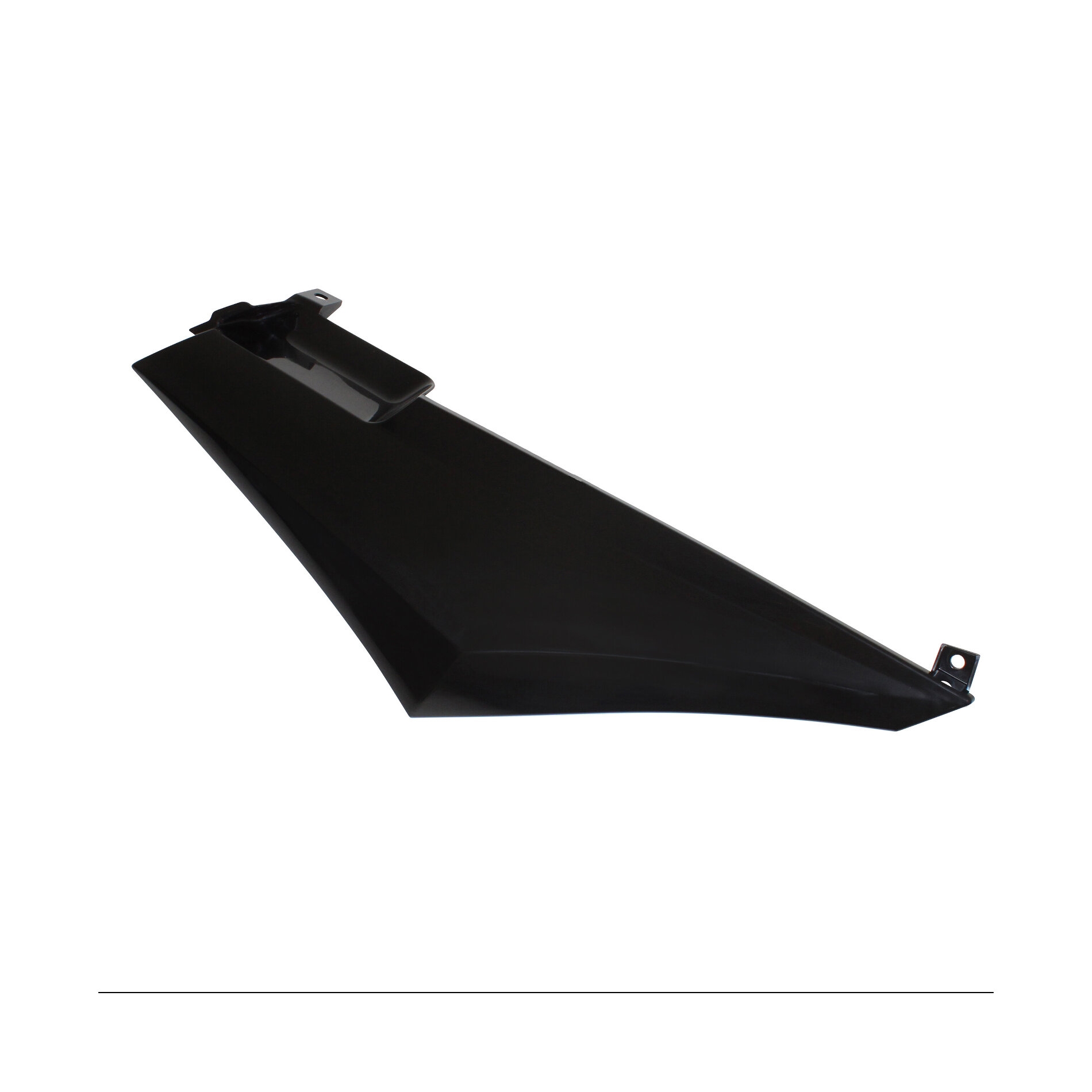 Coque arrière droit noire brillante adaptable derbi 50 senda drd x-tre