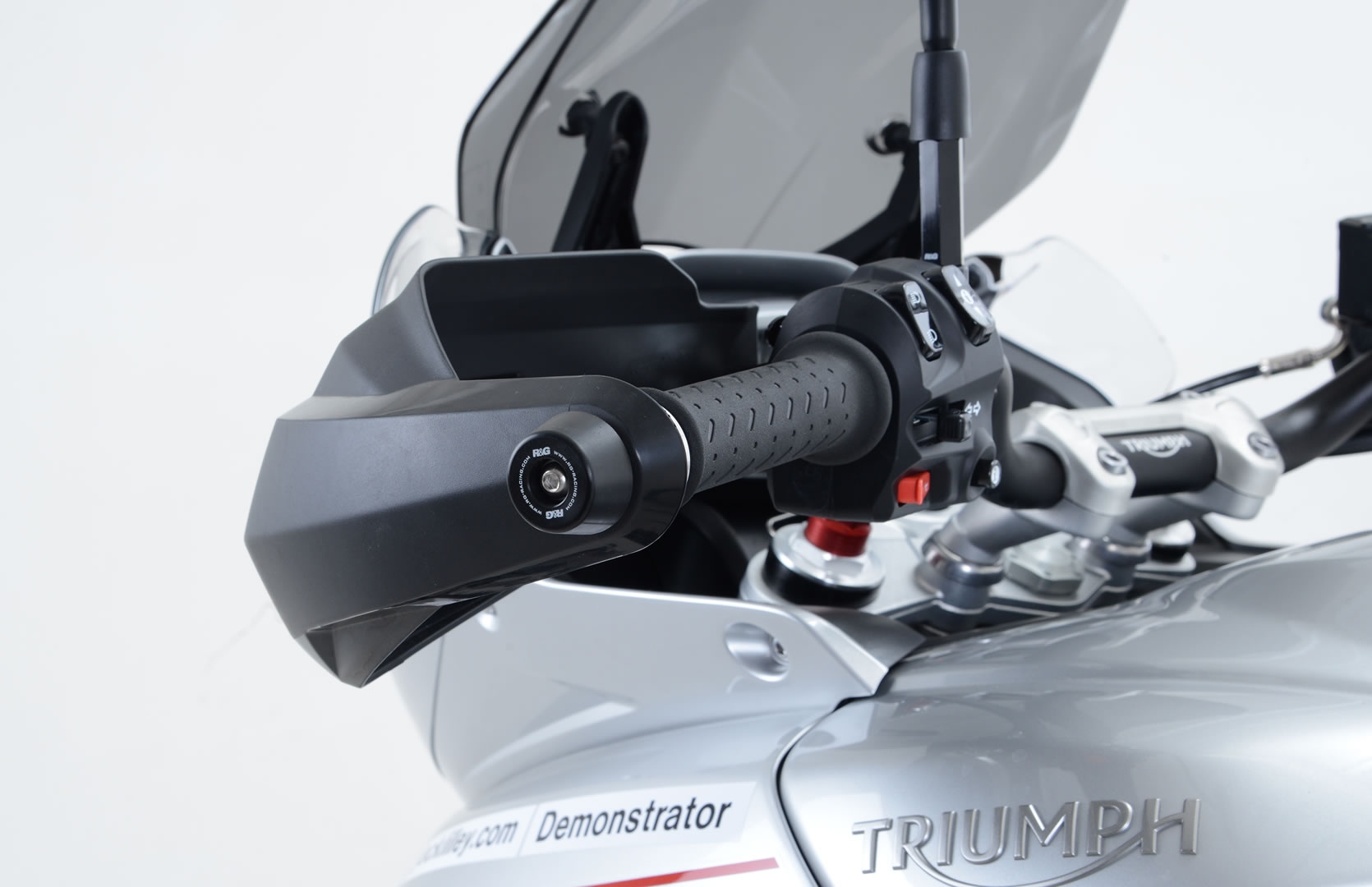Embouts de guidon R&G Racing noirs Triumph Tiger 1050 Sport 16-18