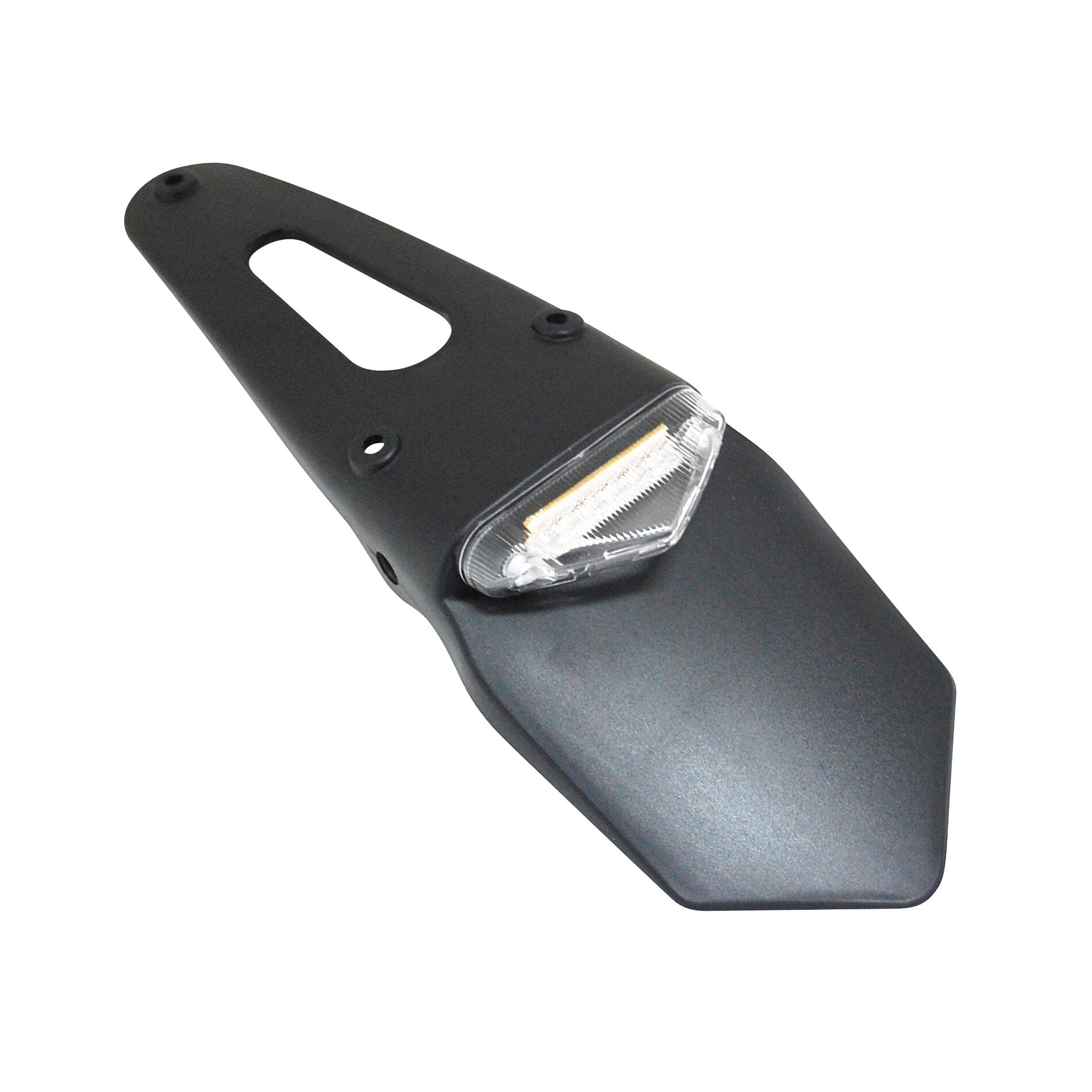 Support de plaque Replay eco avec feu arrière intégré blanc à leds ave