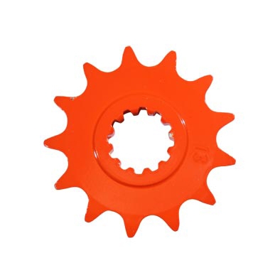 Pignon 15 dents pas 420 Minarelli AM6 orange