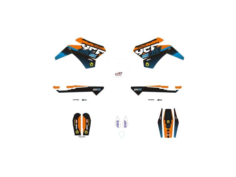 Kit déco YCF Bigy 125 MX 2017