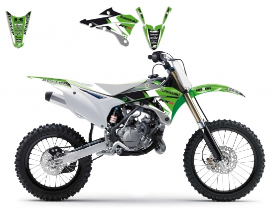 Kit déco Blackbird Dream Graphic 3 Kawasaki 85 KX 14-18