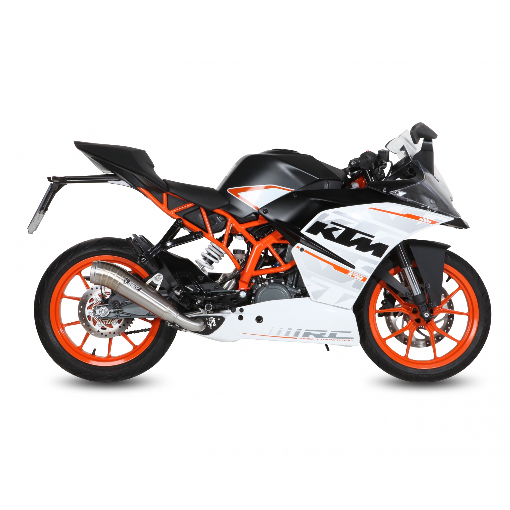 Ligne complète homologué MIVV Ghibli inox KTM RC390 14-