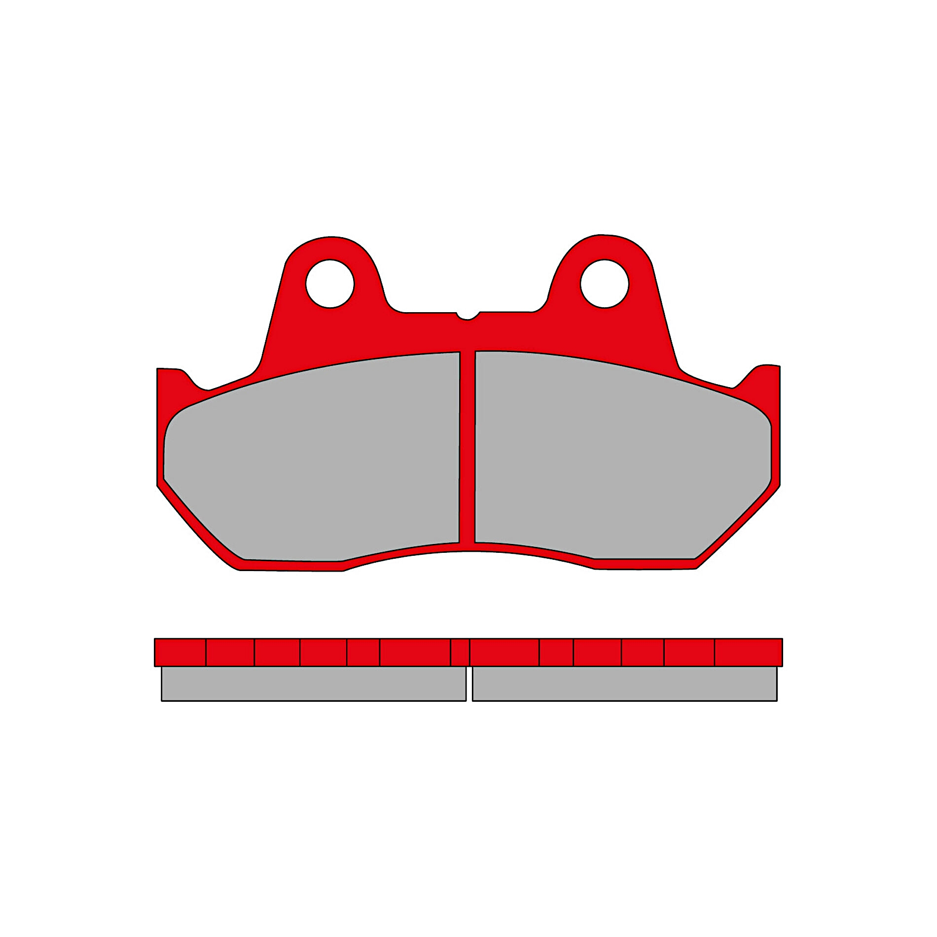 Plaquettes de frein Malossi MHR Honda CN 250