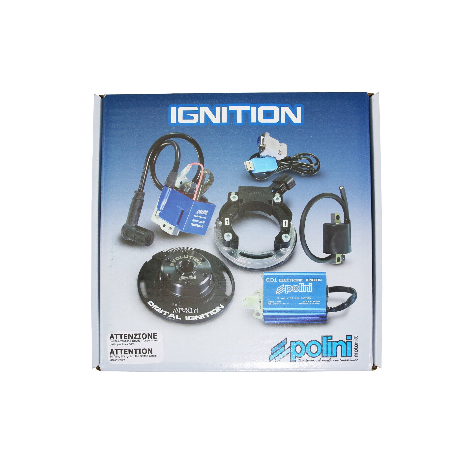 Allumage Digital Polini Evolution PVL Derbi Senda / Minarelli AM6