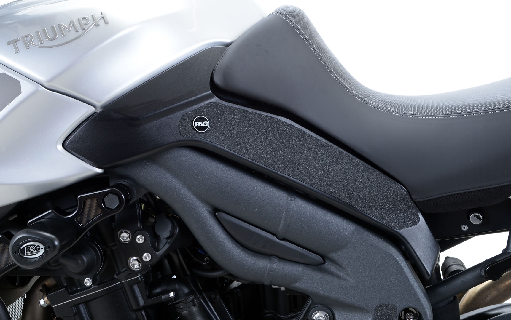 Kit grip de réservoir R&G Racing noir Triumph Tiger 1050 Sport 16-18